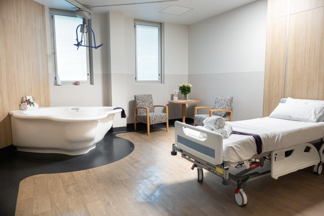 Luxury birthing suites